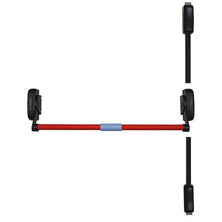 Фурнитура антипаника для противопожарных дверей VIRO 6B02.115S.1.RN - BL/Red