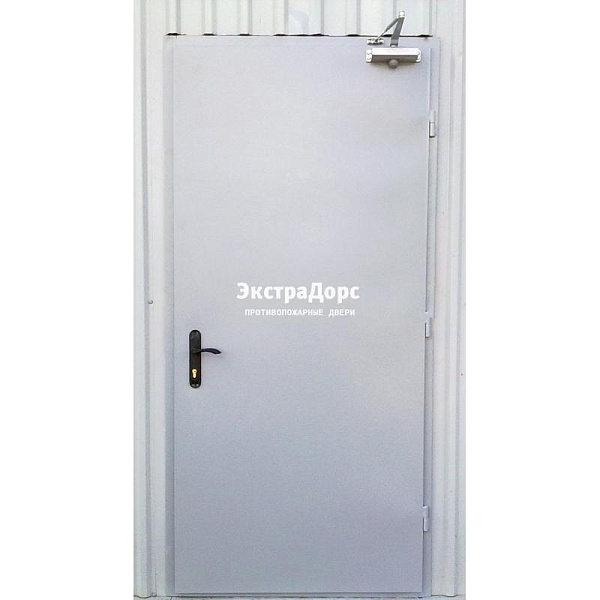 Противопожарная дверь EI 30 3 типа белая металлическая в Дмитрове  купить
