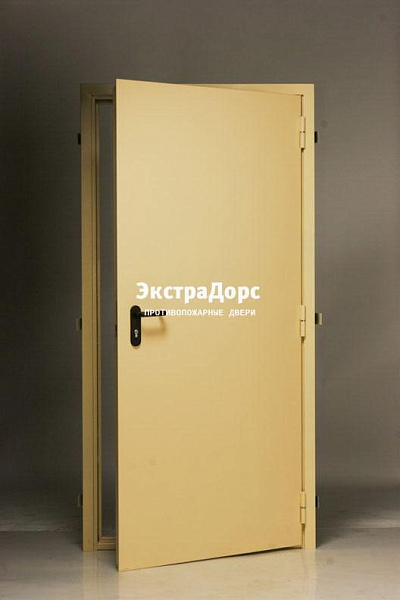 Дверь глухая противопожарная EI 30 ДМП желтая в Дмитрове  купить