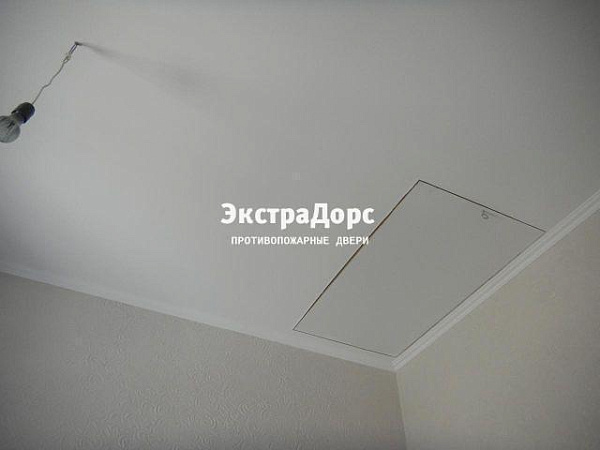 Белый противопожарный чердачный люк светло-серый в Дмитрове  купить